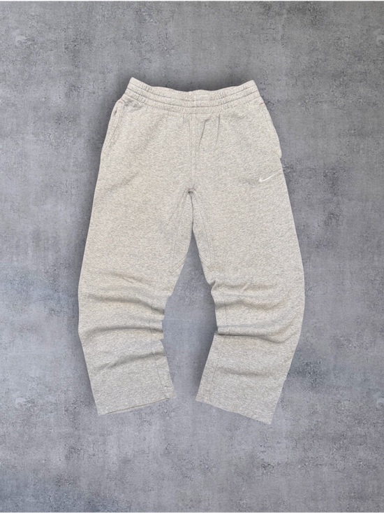 Nike Other - Nike Kids Light Gray Fleece Joggers with Swoosh